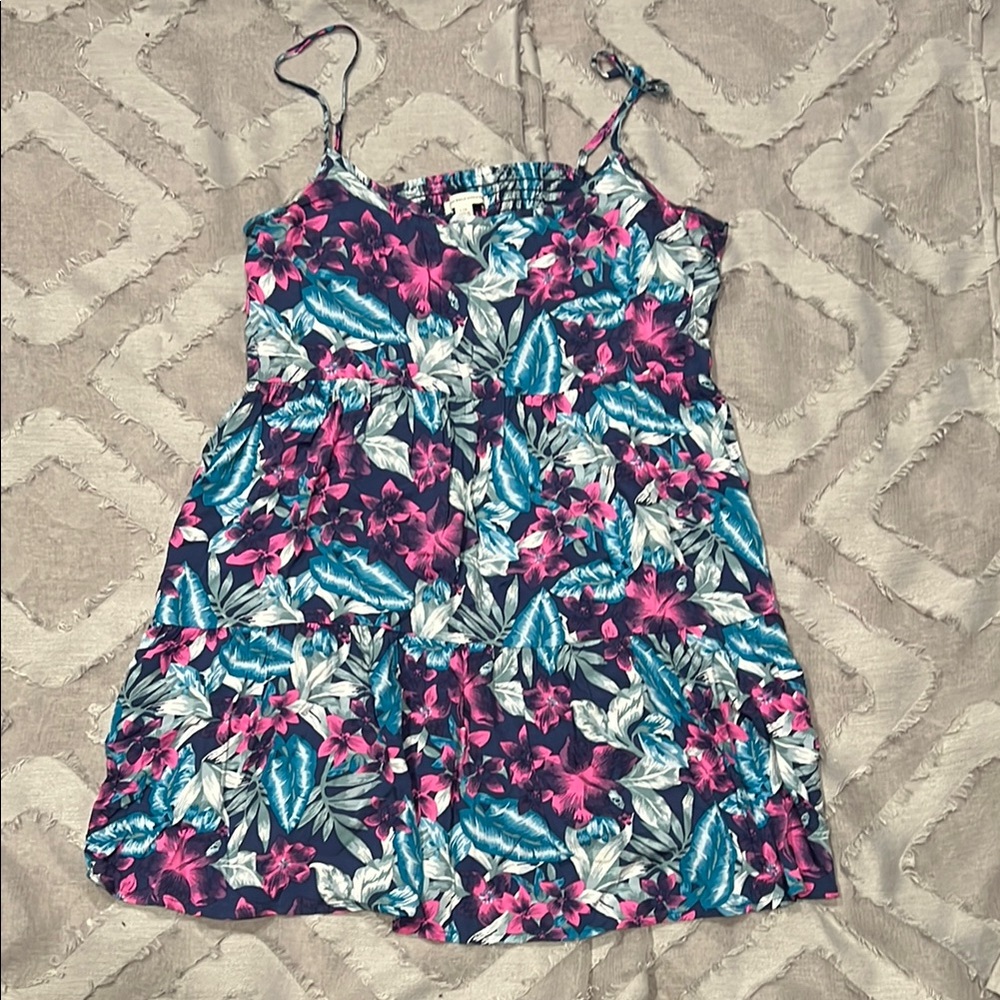 Women's American Eagle Outfitters Open Back Floral Dress